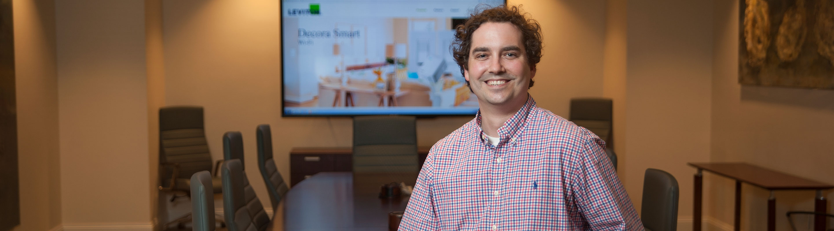 Student at Conference Table