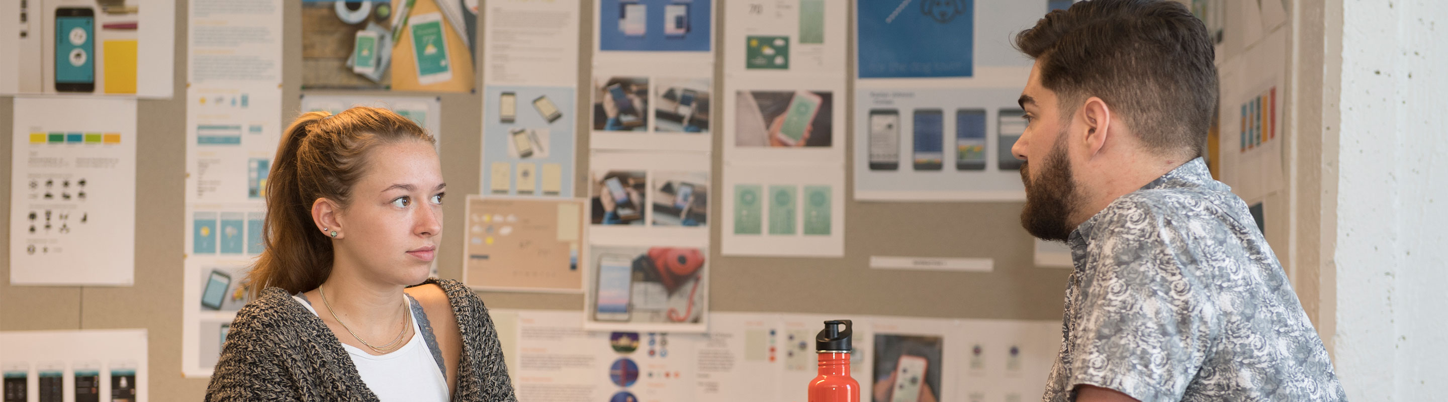 Certificate Students Talking About Creative Projects