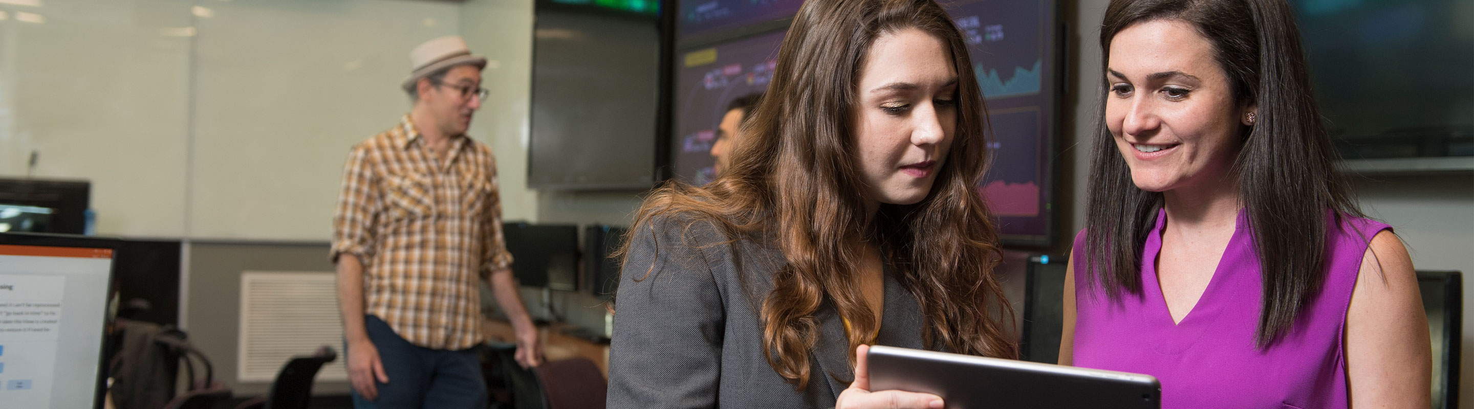 Two Students at Work